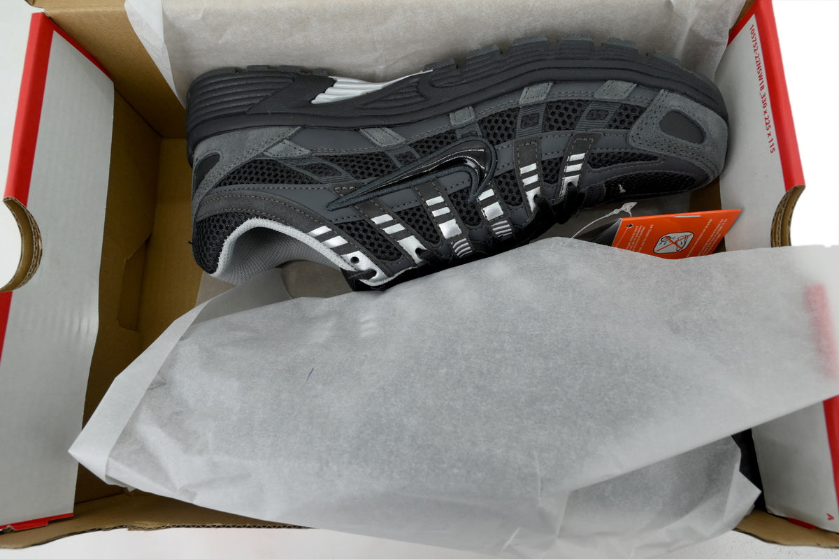Nike P-6000 Suede "Anthracite Metallic Silver" Sneakers
