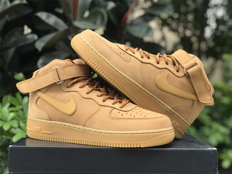 Nike Air Force 1 Mid '07 'Flax' (Wheat) - Classic Edition