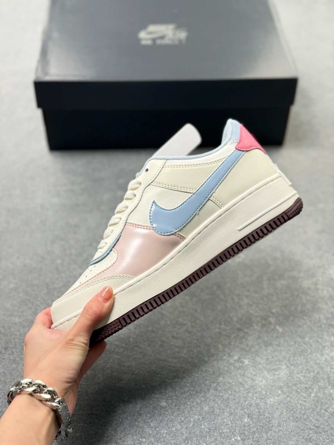 Nike Air Force 1 Shadow "Sail Cream & Dusty Pink"