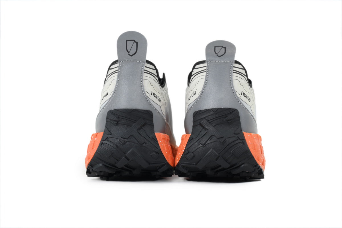 Norda 001 G+ Spike Winter Trail Running Shoes "Grey / Orange"