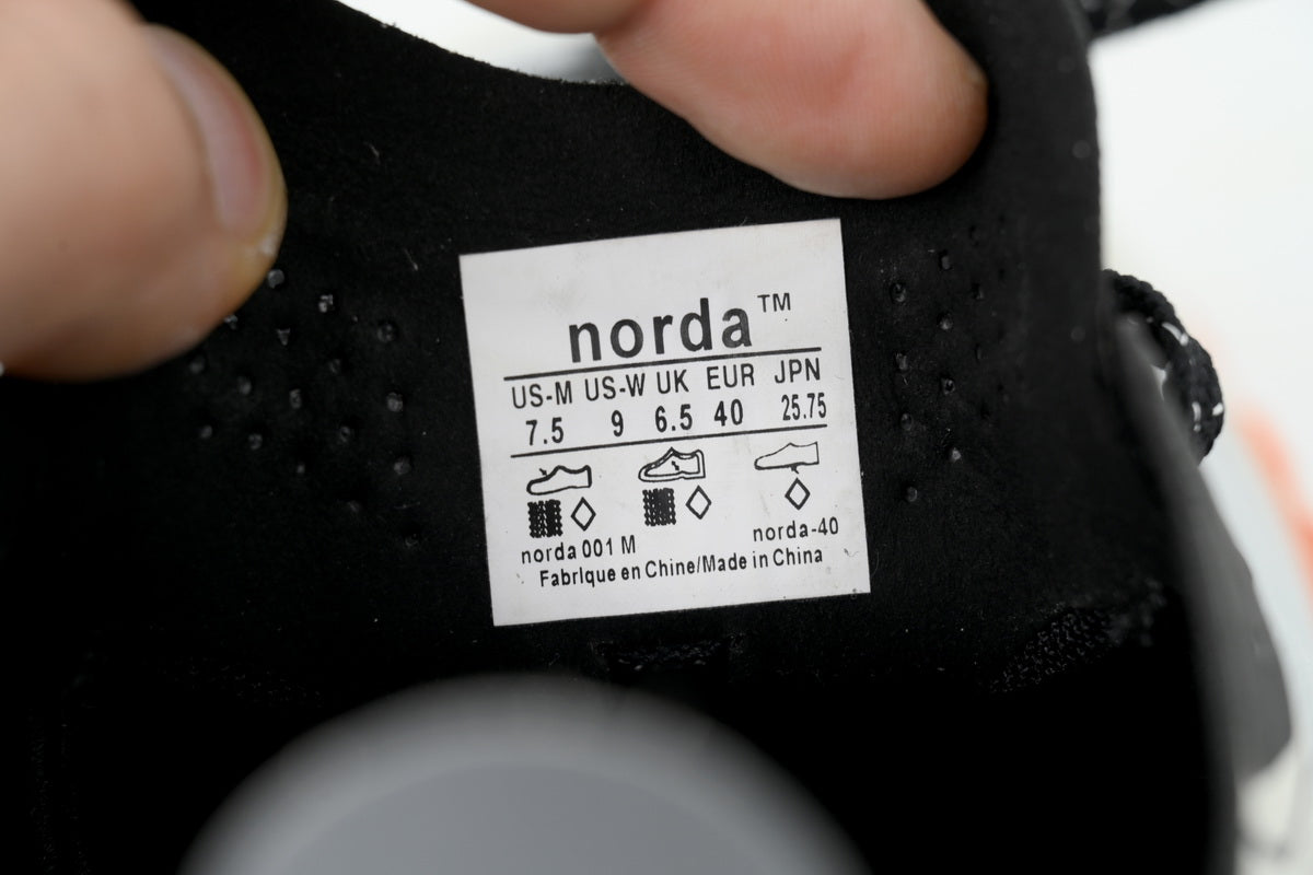 Norda 001 G+ Spike Winter Trail Running Shoes "Grey / Orange"