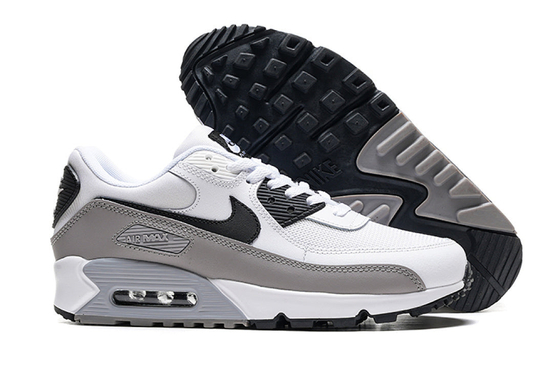 Nike Air Max 90 Essential "White/Black-Wolf Grey"