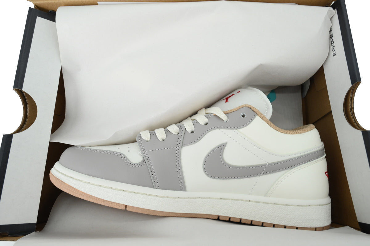 Air Jordan 1 Low "Sail College Grey" Sneakers