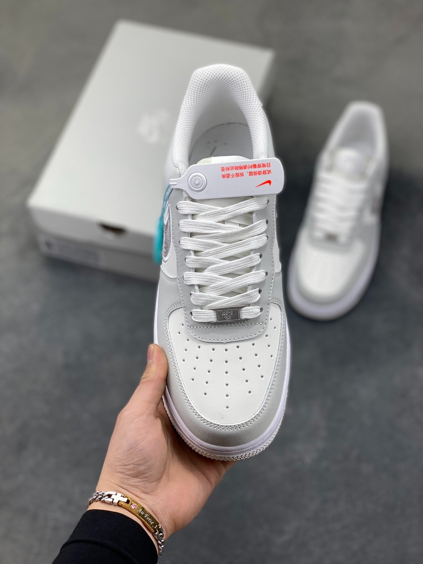 Product Title: Nike Air Force 1 '07 LV8 Grey