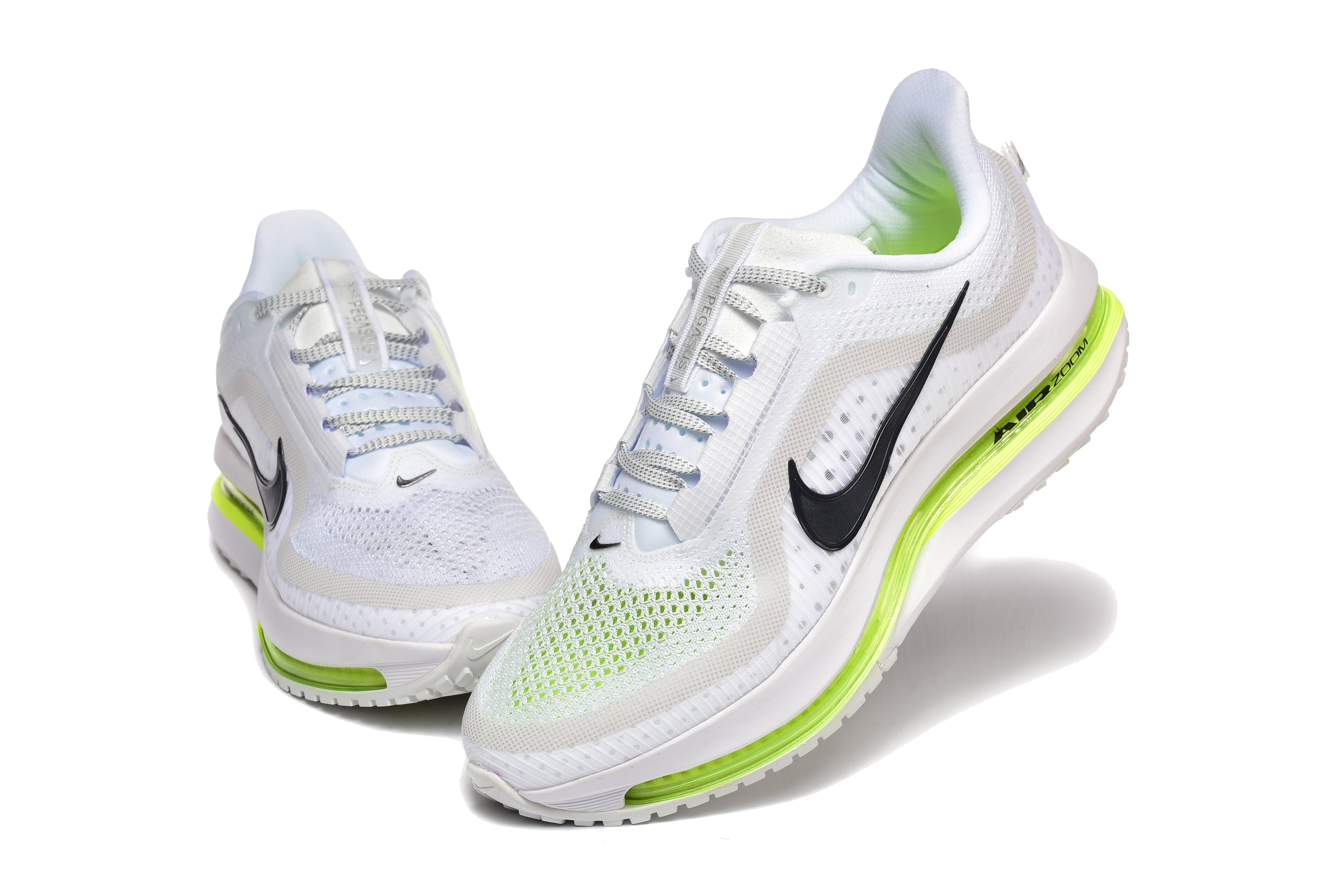 Nike Pegasus Premium Shoes White Volt Black