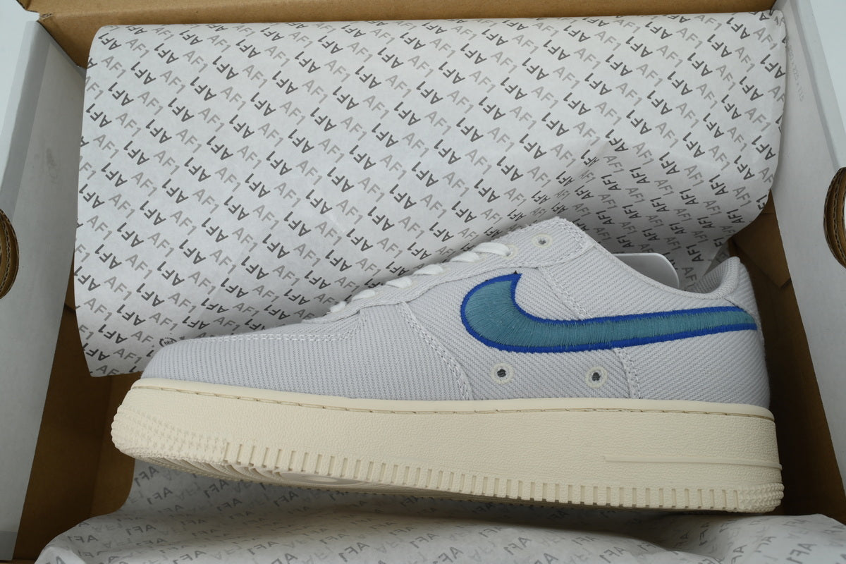 Nike Air Force 1 Low Canvas "Summit White Blue" Sneakers