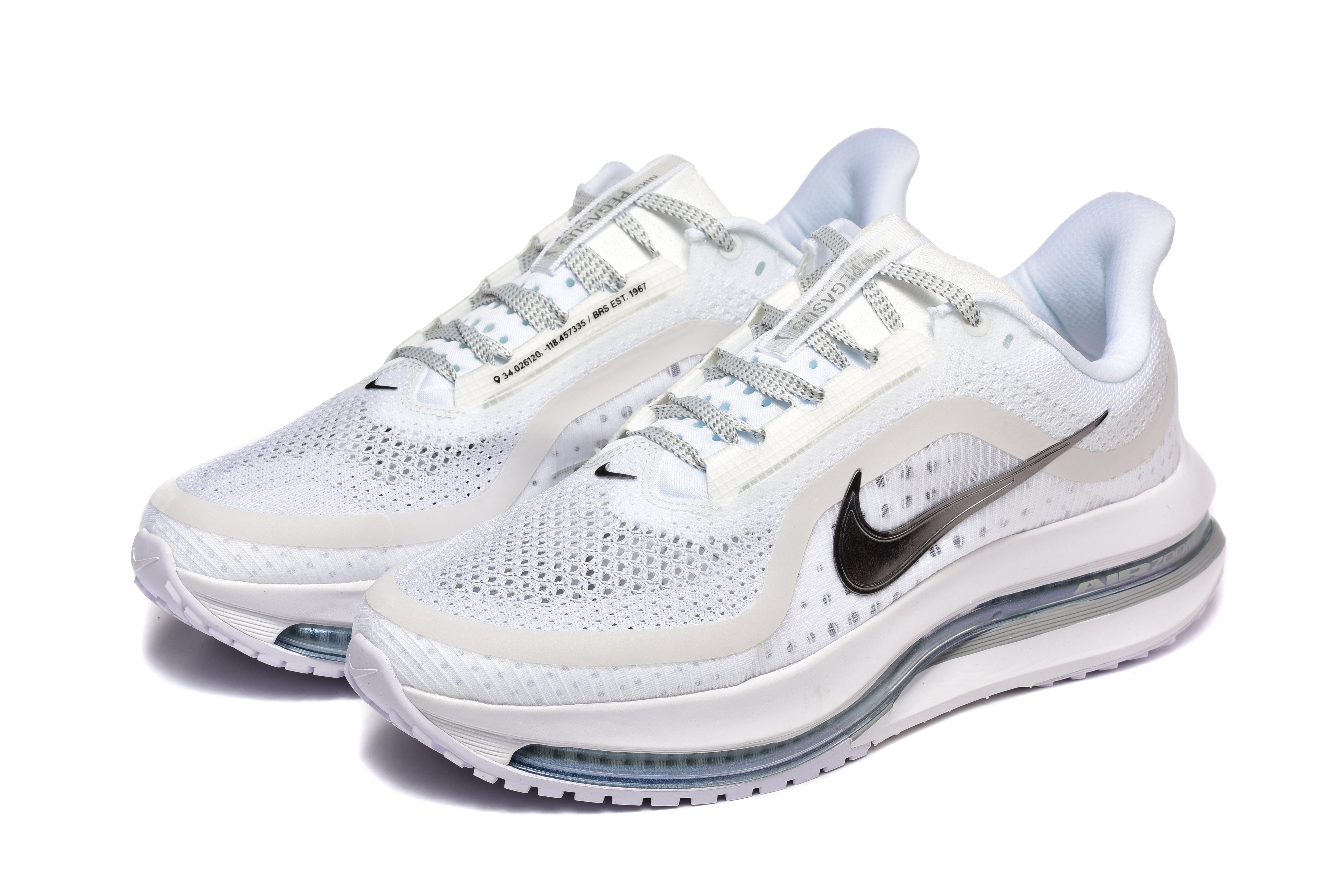 Nike Pegasus Premium Shoes White Metallic Silver