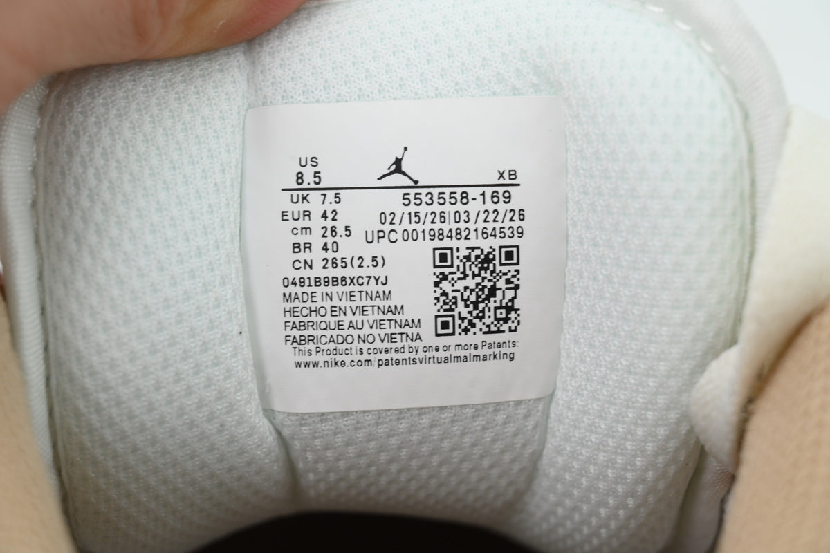 Air Jordan 1 Low "Sail College Grey" Sneakers