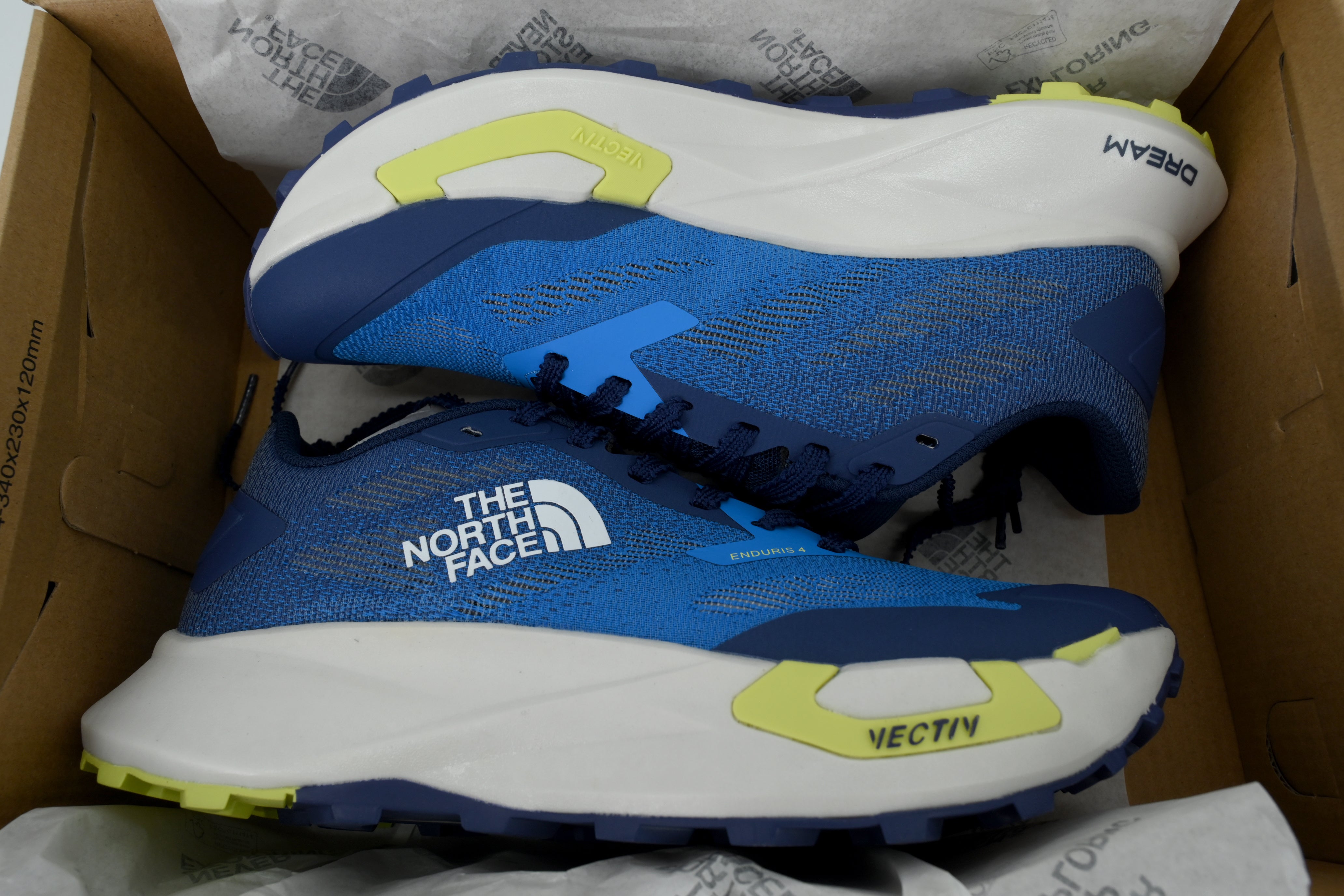 The North Face Men's VECTIV Enduris 4 "Royal Blue/Lime"