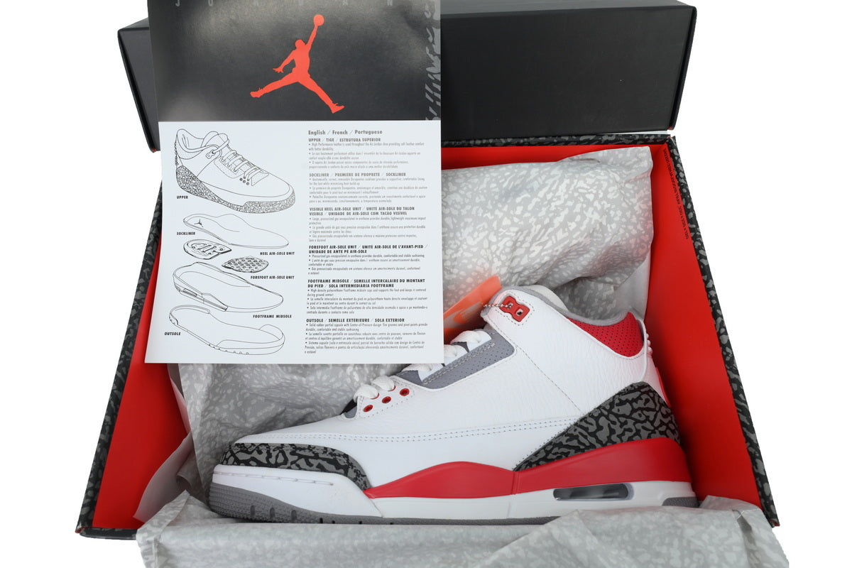 Air Jordan 3 Retro OG "Fire Red" (2022)