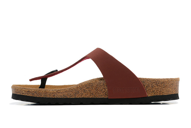 Birkenstock Gizeh  Sandals - Maroon