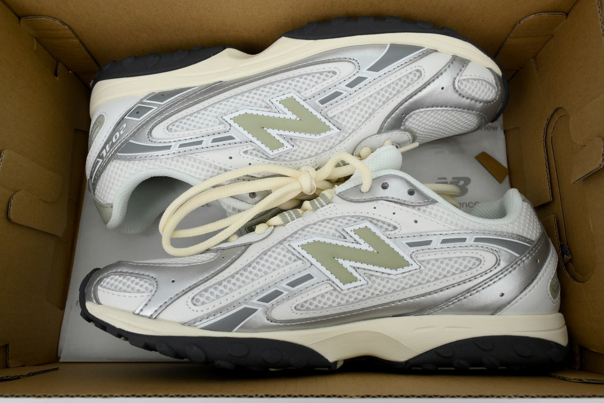 New Balance 204L 'Silver Metallic Sage Green'