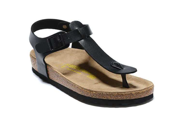 Birkenstock Kairo Leather Sandals - Black