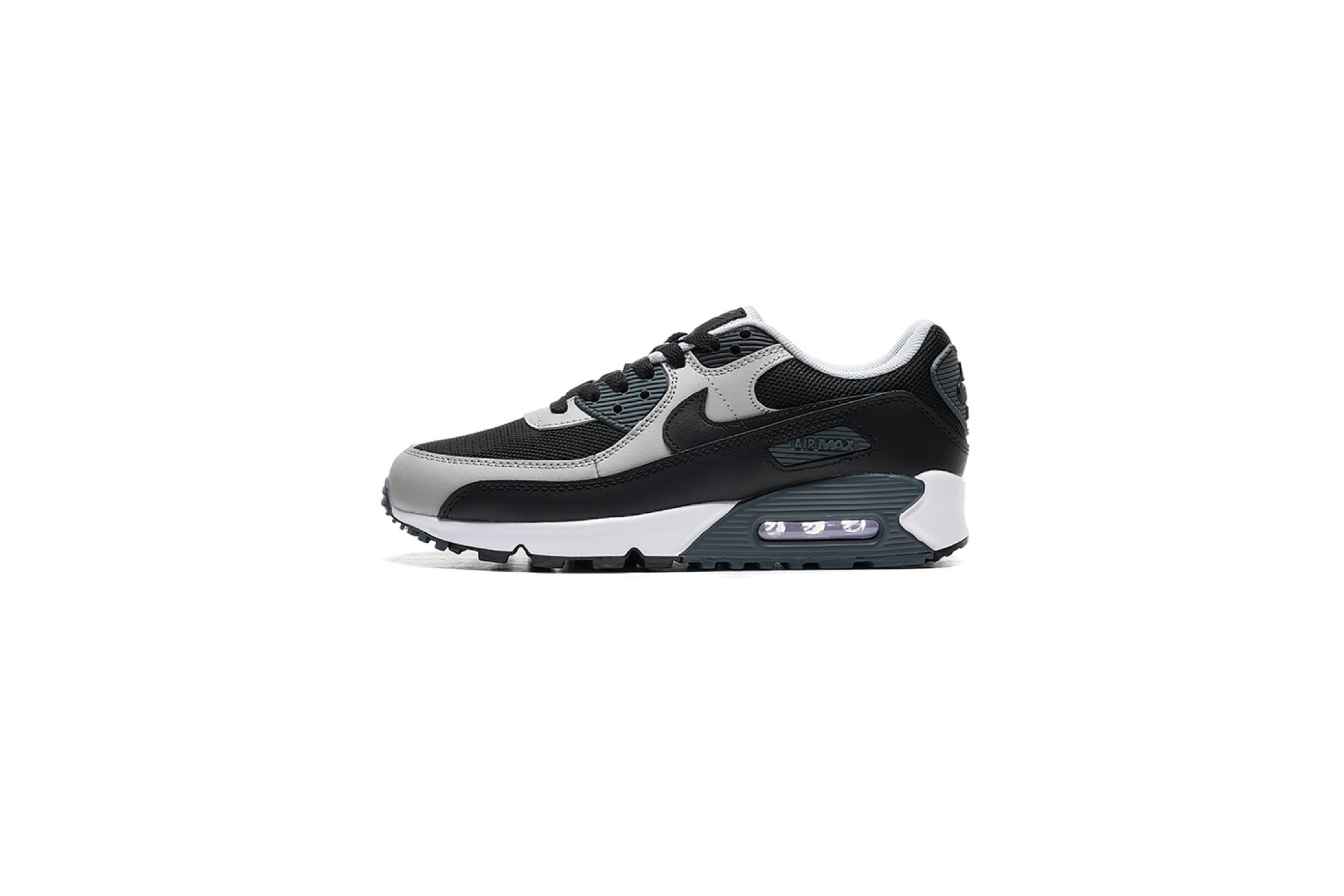 Nike Air Max 90 Essential Black Wolf Grey White