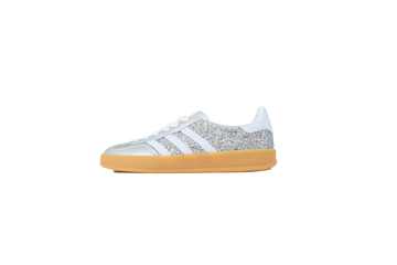 Adidas Gazelle Indoor Snowfall Shine Custom Glitter Shoes