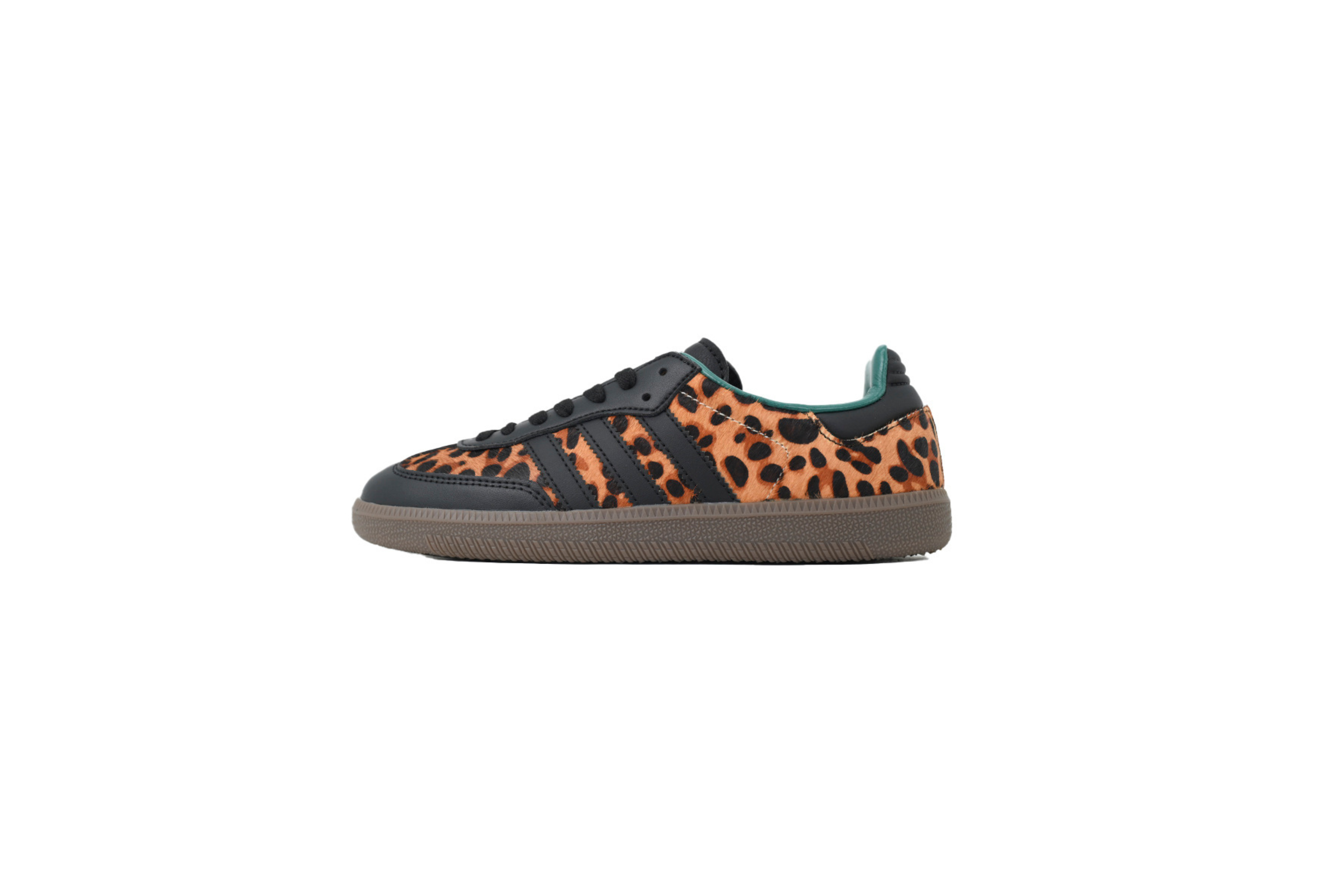 adidas Samba OG Black Green Leopard Women's