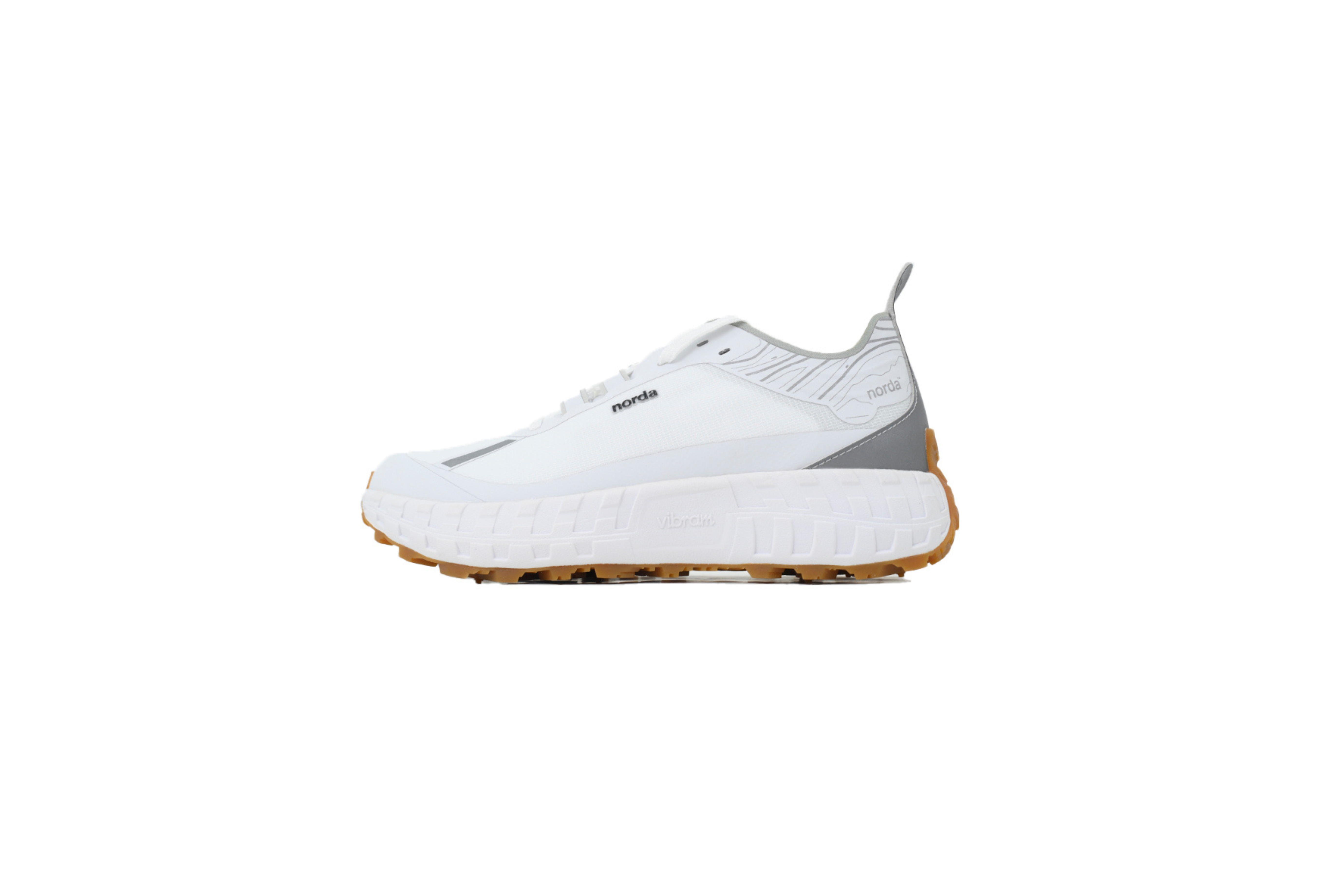 Norda 001 Trail Running Shoes "White / Gum"