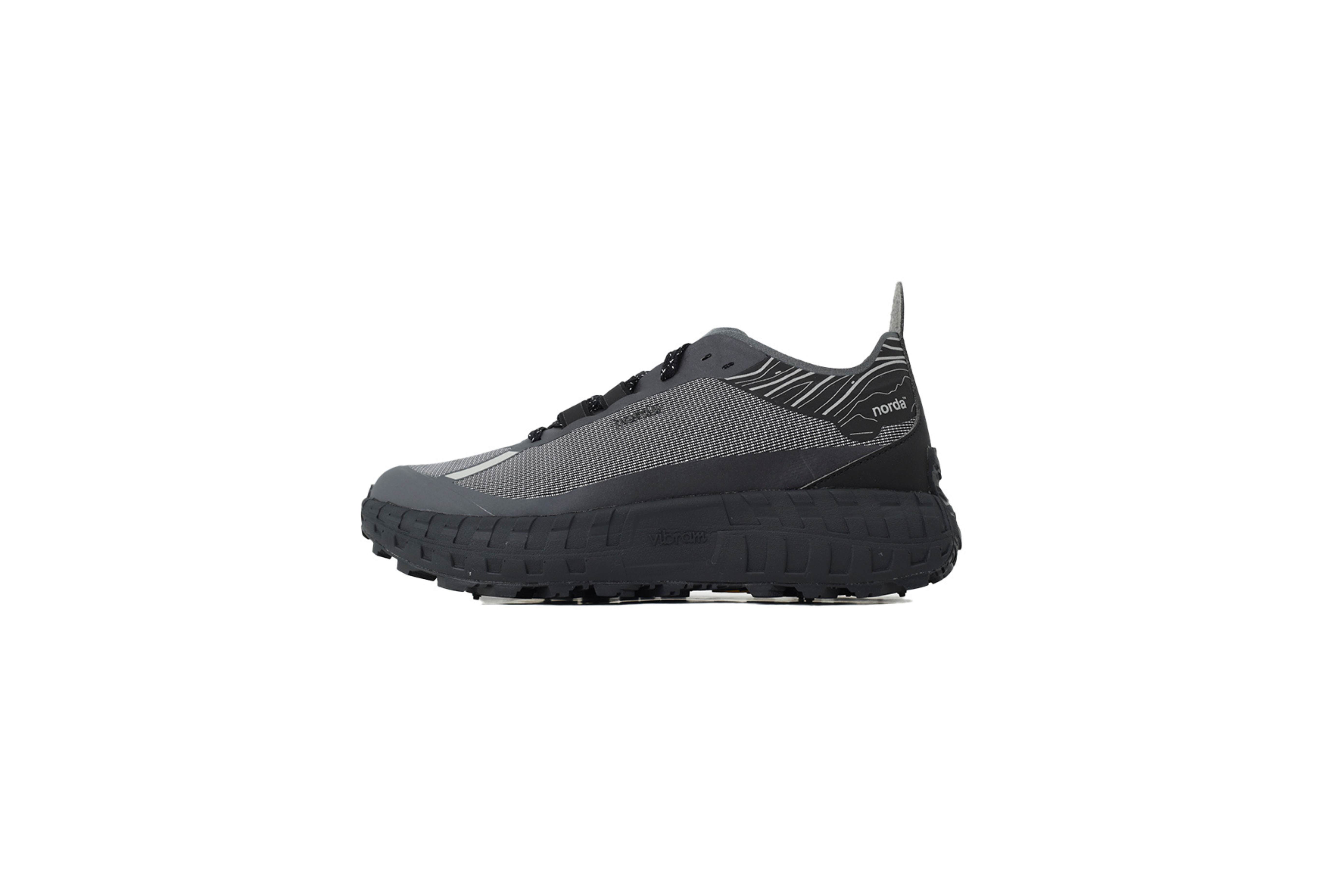 Norda 001 G+ Spike Winter Trail Running Shoes "All-Black / Charcoal"
