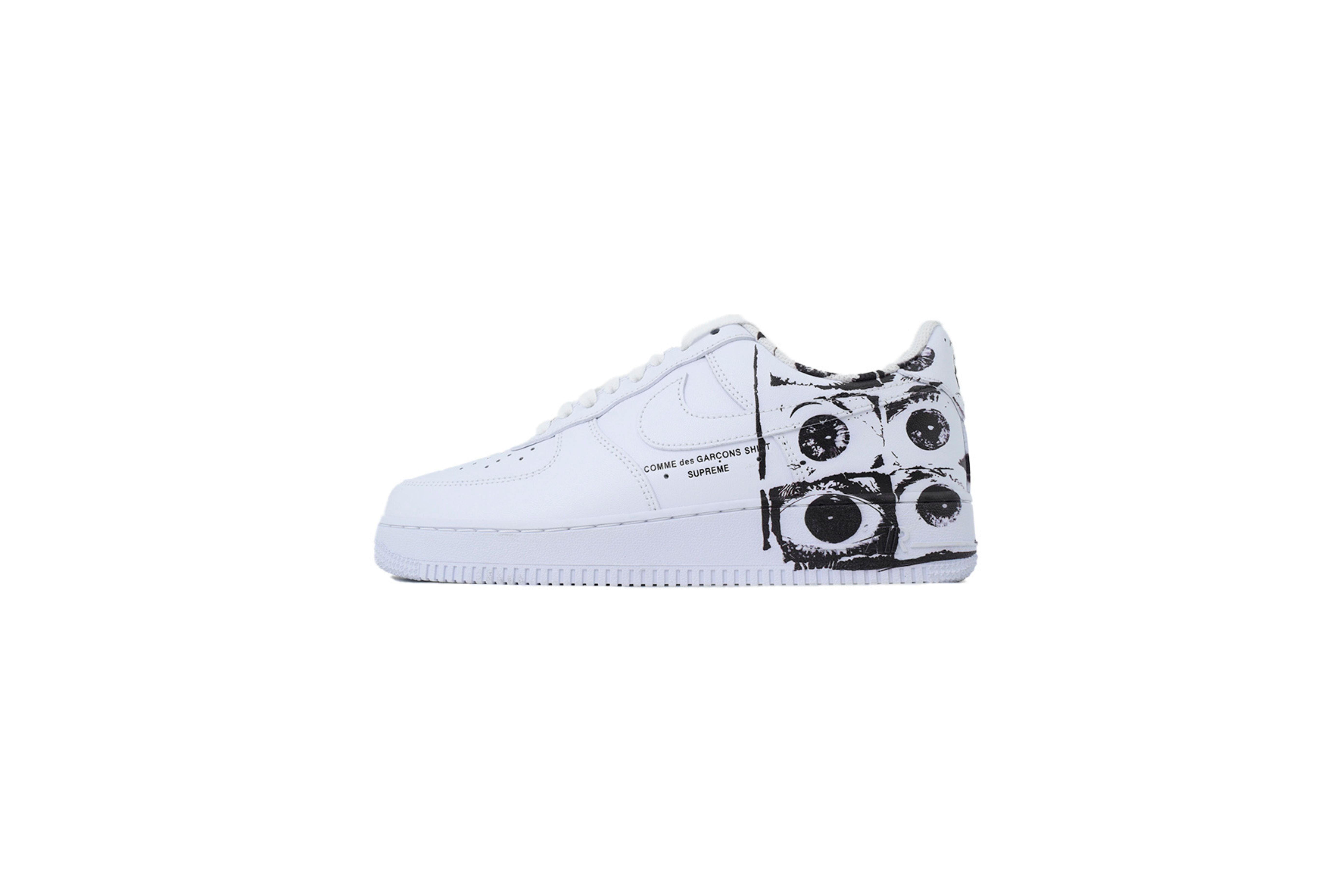 Nike Air Force 1 Low Supreme x Comme des Garçons SHIRT "Eyes" White