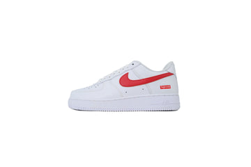 Nike Air Force 1 Low Supreme "White Speed Red" Sneakers