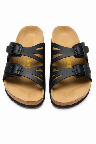 Birkenstock Gran Canaria Birko-Flor Sandals - Black