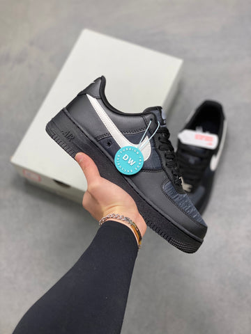 Nike Air Force 1 '07 Low "Black Denim & Leather"