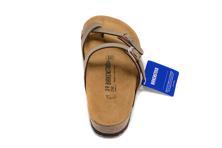 Birkenstock Mayari Birkibuc Sandals - Mocha