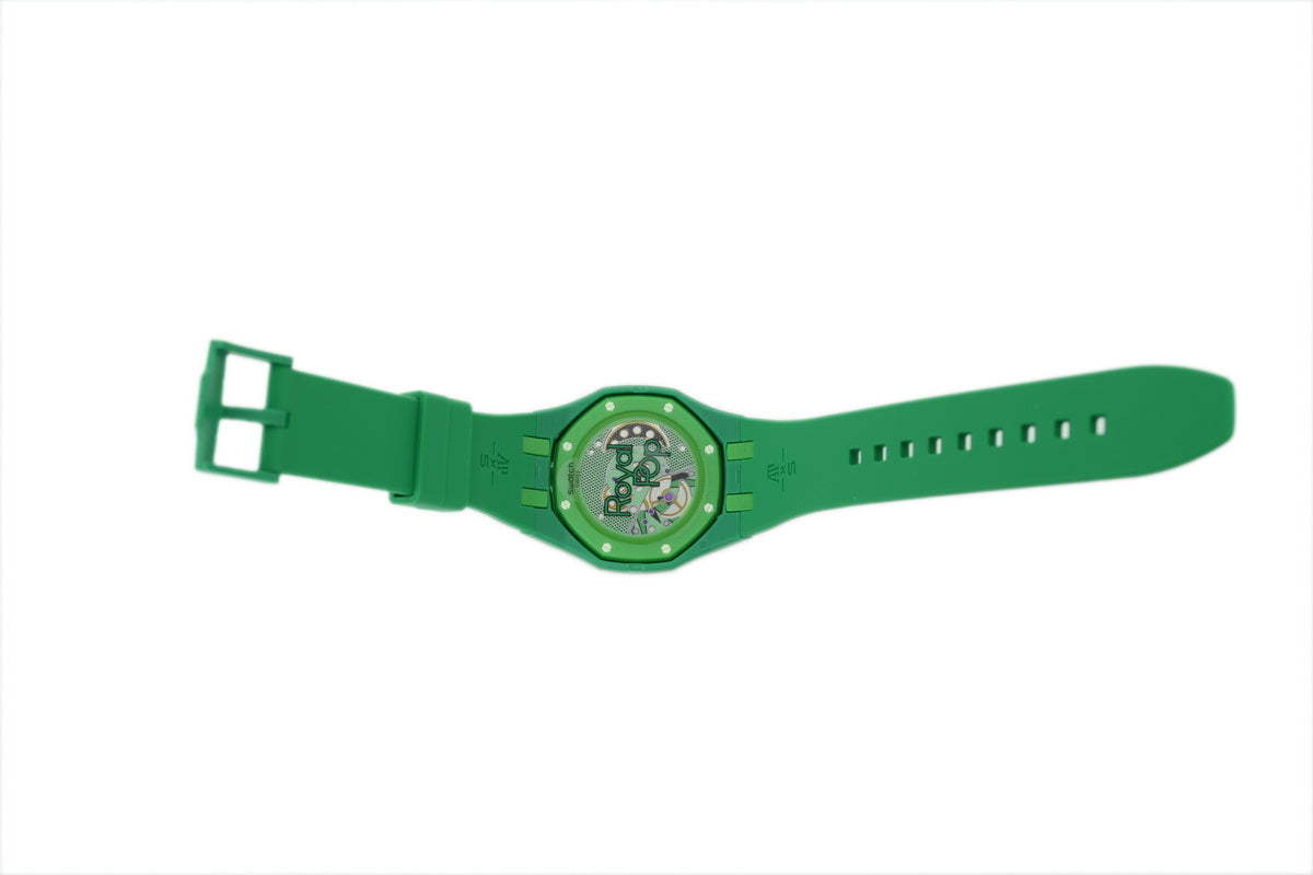 Swatch x Audemars Piguet Royal Pop "Green Eight" Watch
