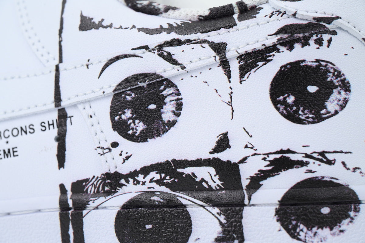 Nike Air Force 1 Low Supreme x Comme des Garçons SHIRT "Eyes" White