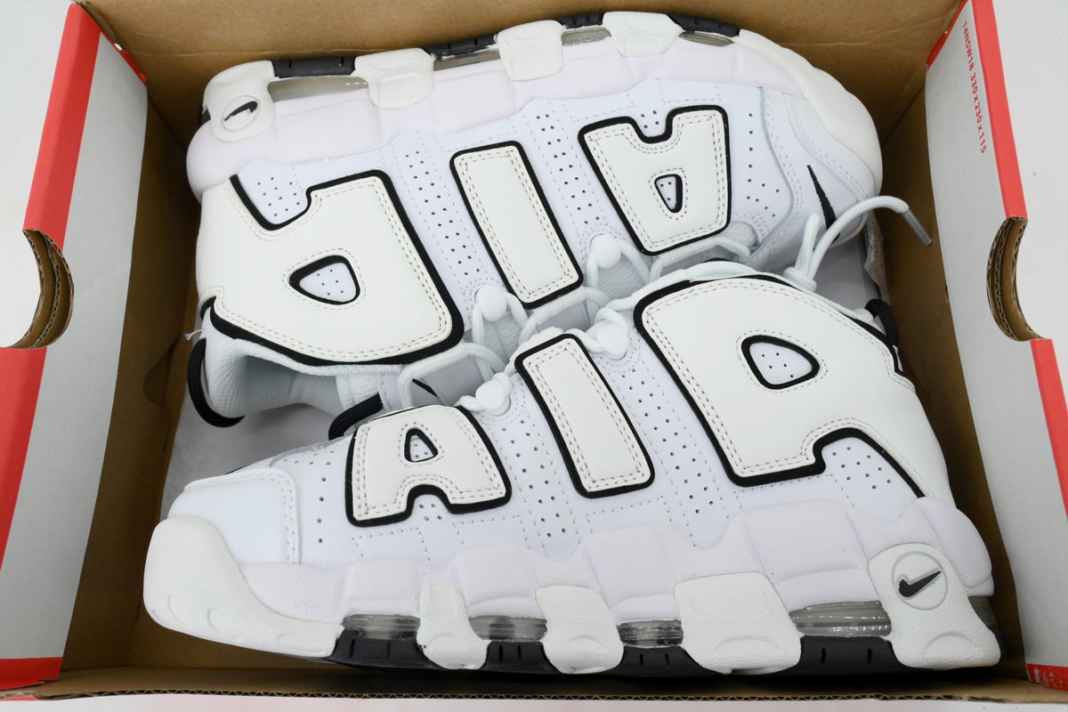 Nike Air More Uptempo "Summit White Black" Women's