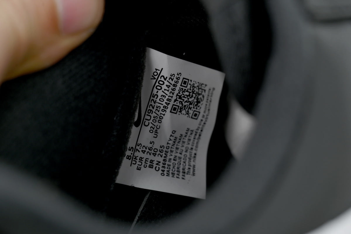 Nike Air Force 1 Low Supreme "Black White" Custom (Black Box Logo) Sneakers