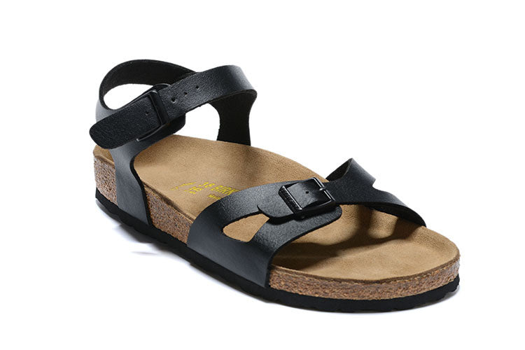 Birkenstock Rio Birko-Flor Sandals - Black