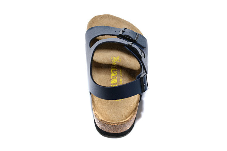 Birkenstock Milano Birko-Flor Sandals - Navy Blue