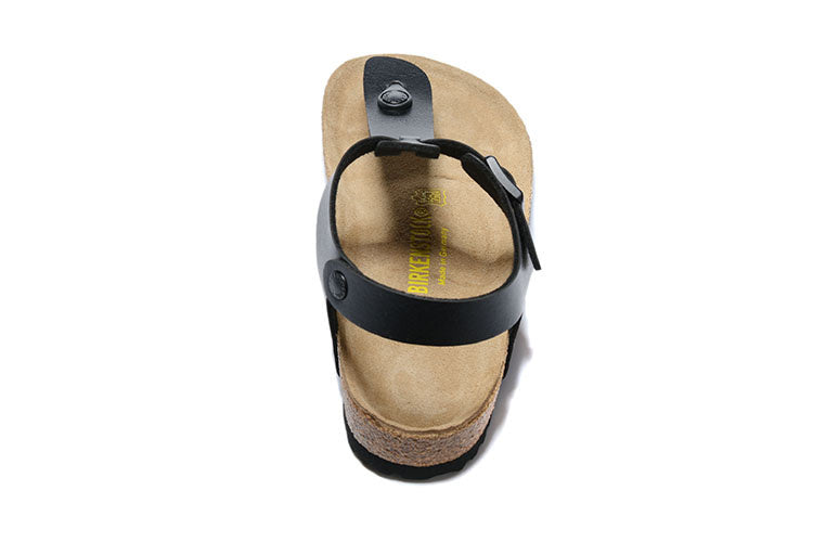 Birkenstock Kairo Leather Sandals - Black