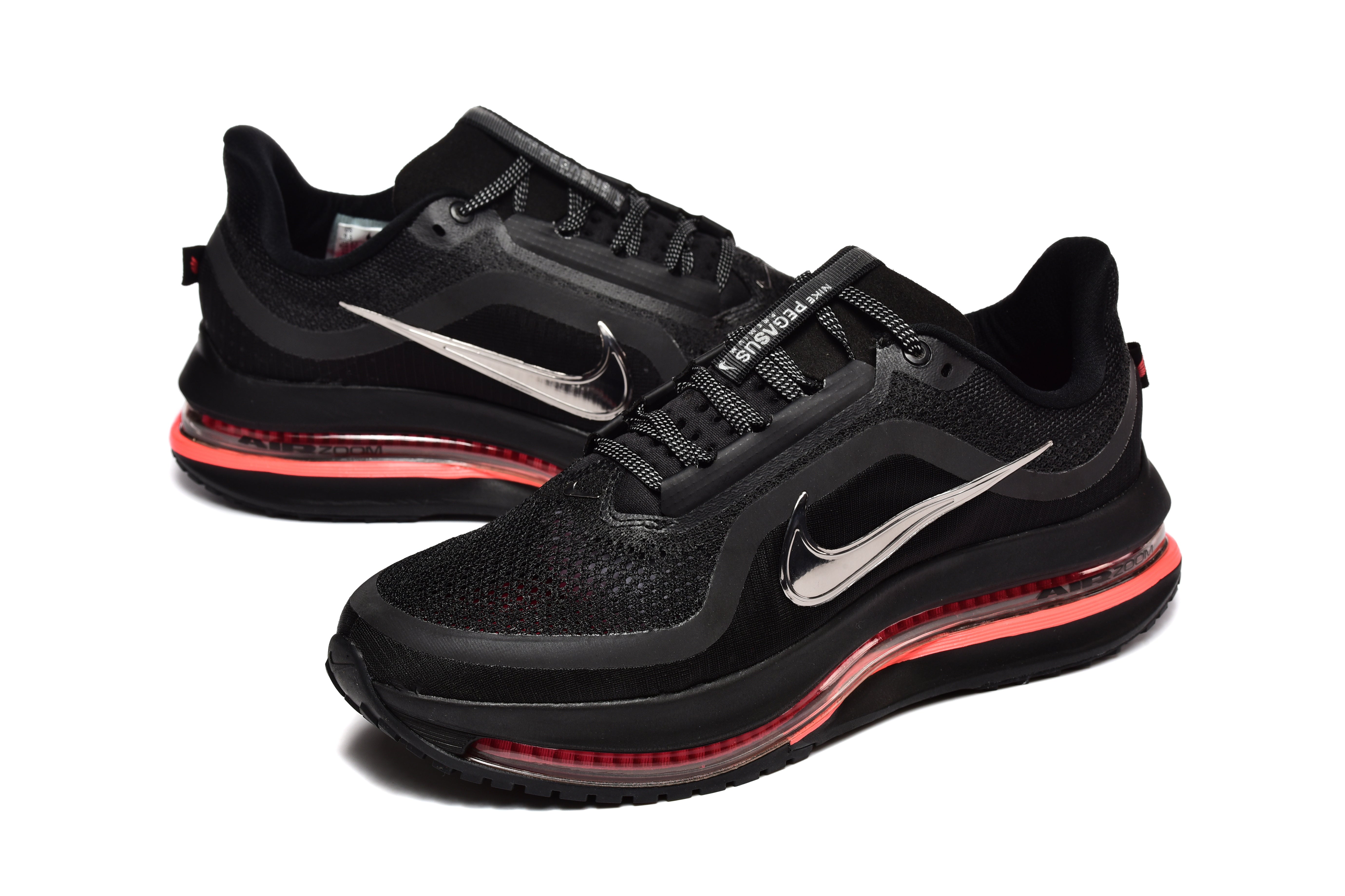 Nike Pegasus Premium Shoes Black Bright Crimson