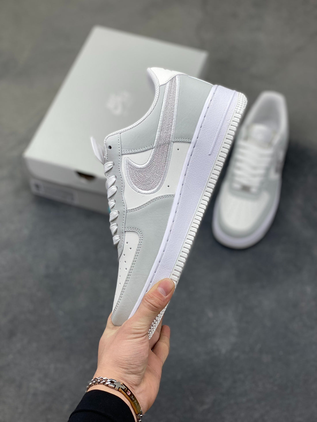 Product Title: Nike Air Force 1 '07 LV8 Grey
