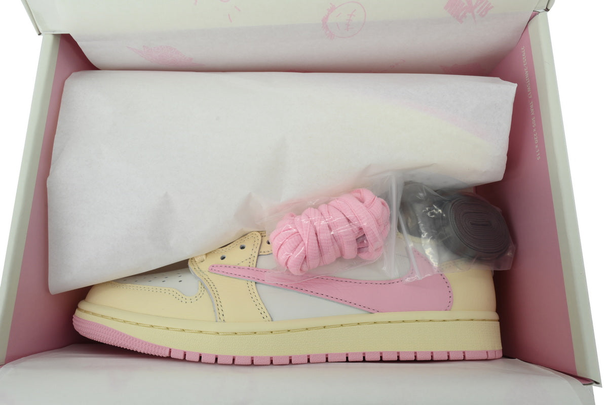 Travis Scott x Air Jordan 1 Retro Low OG "Shy Pink"