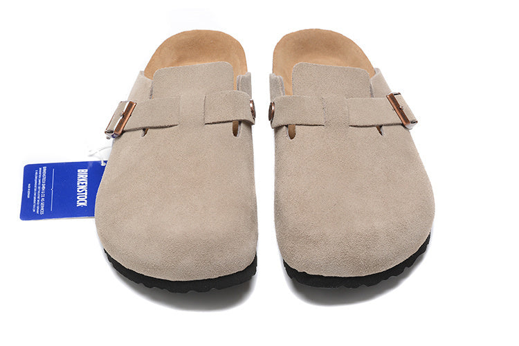 Birkenstock Boston Suede Leather Clogs