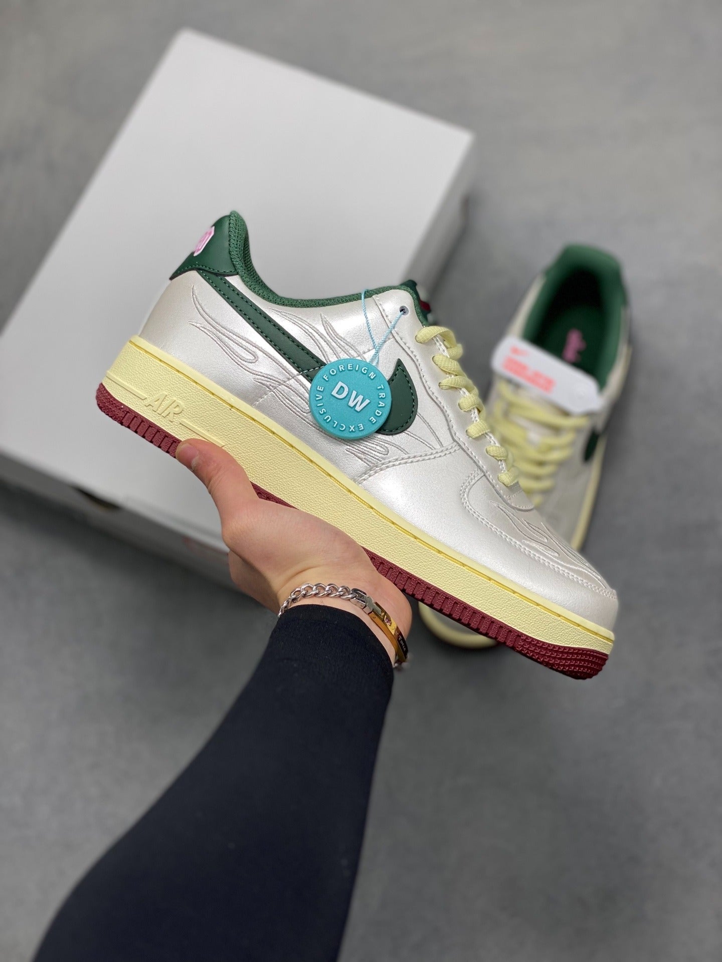 Nike Air Force 1 '07 Low "Pearlized Metallic & Green"