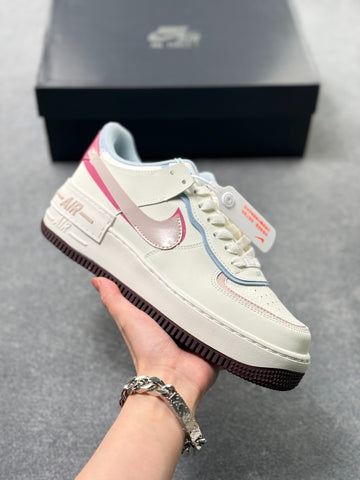 Nike Air Force 1 Shadow "Sail Cream & Dusty Pink"