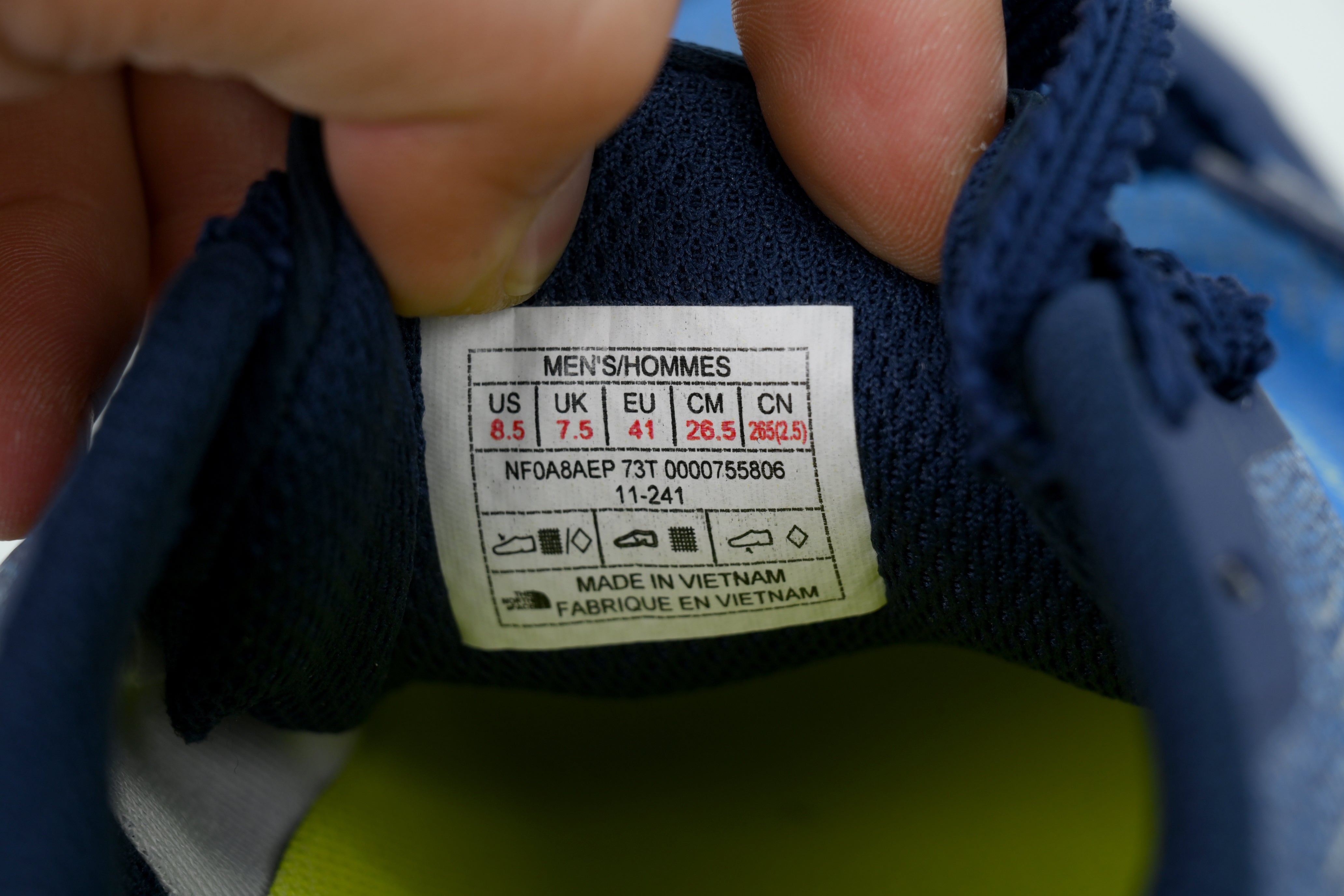 The North Face Men's VECTIV Enduris 4 "Royal Blue/Lime"