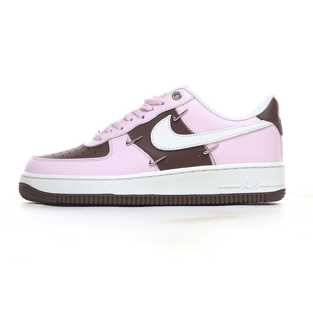 Nike Air Force 1 Low '07 "Pink Chocolate Mini Swoosh"