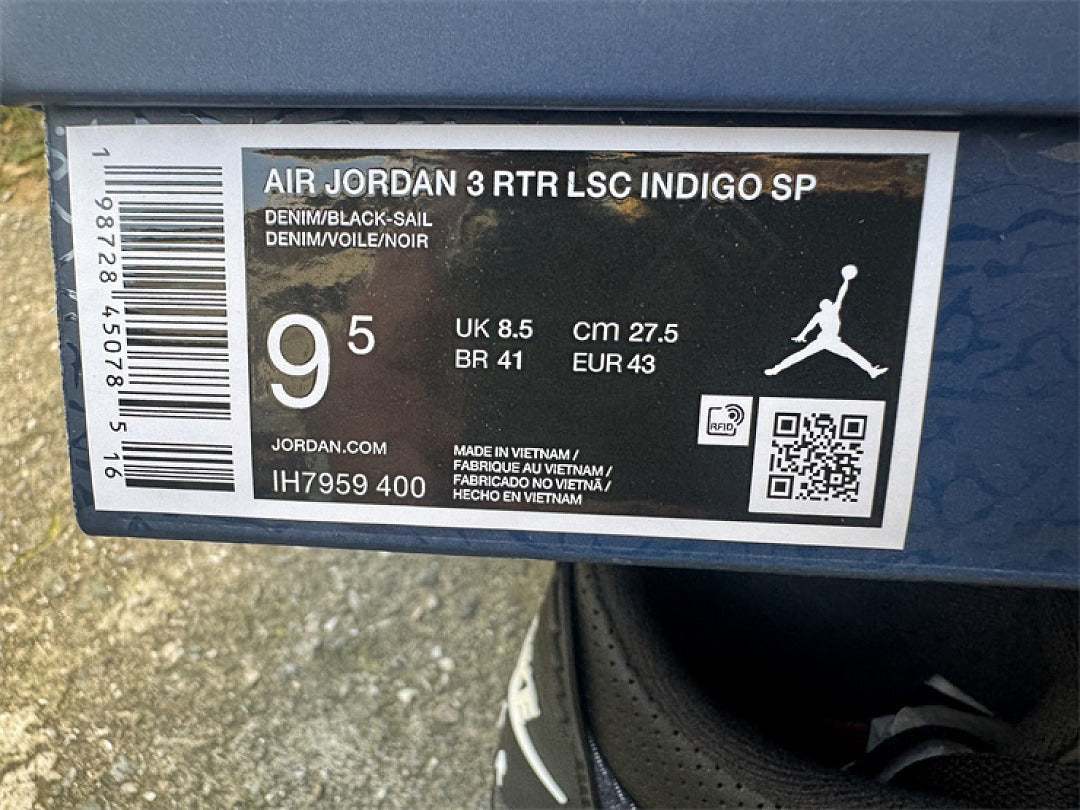 Levi's x Air Jordan 3 Retro SP "Indigo"