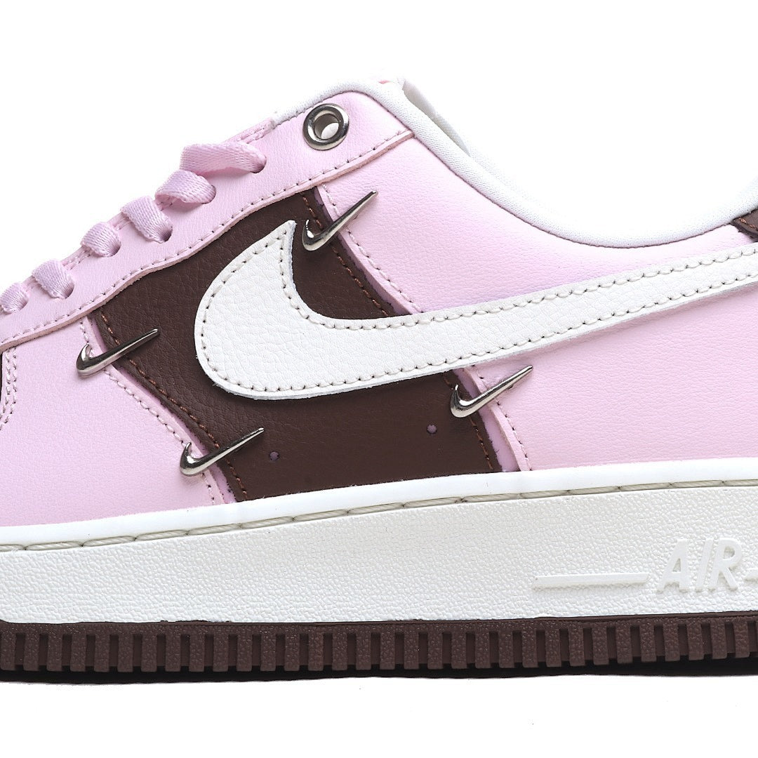 Nike Air Force 1 Low '07 "Pink Chocolate Mini Swoosh"