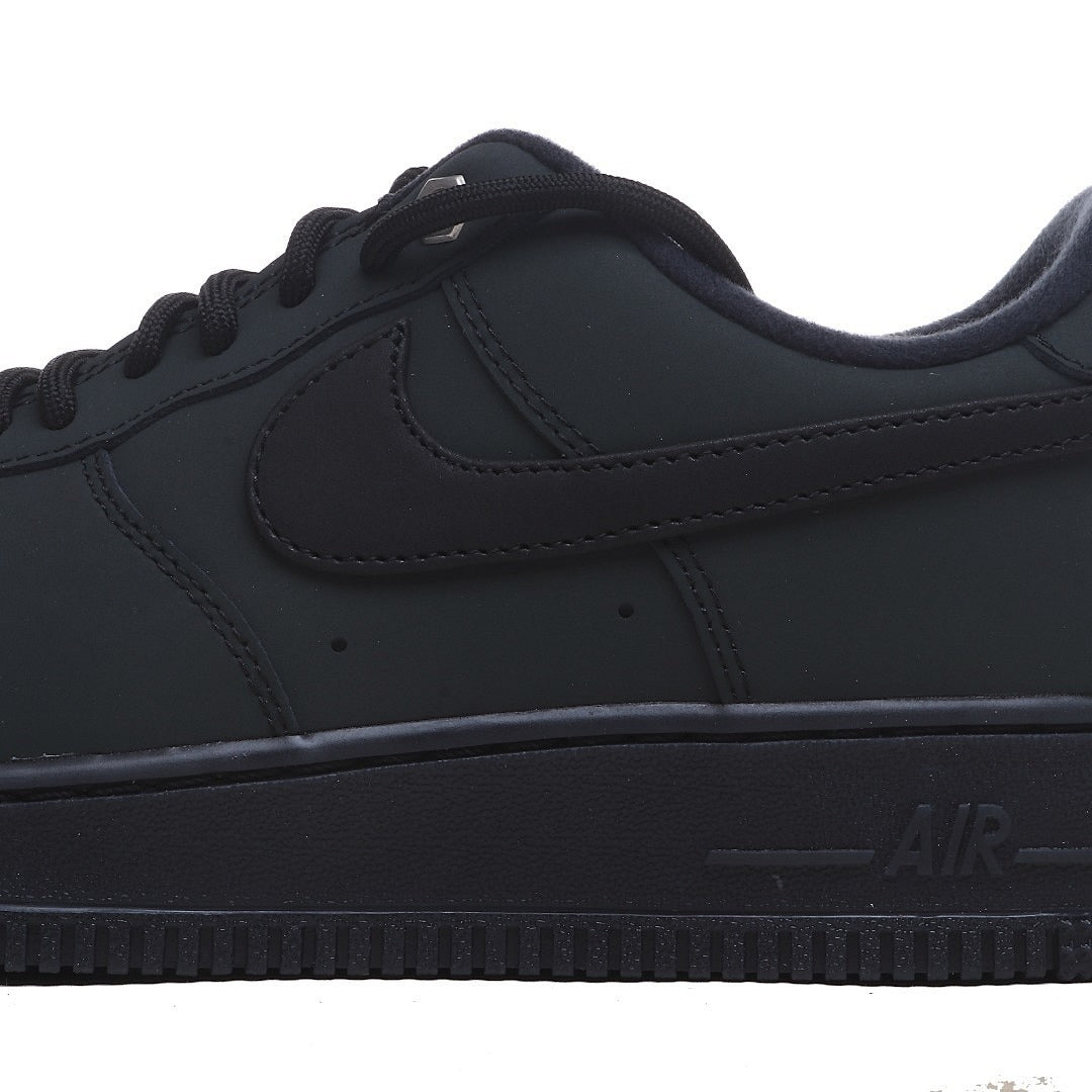 Nike Air Force 1 '07 WB "Triple Black Nubuck