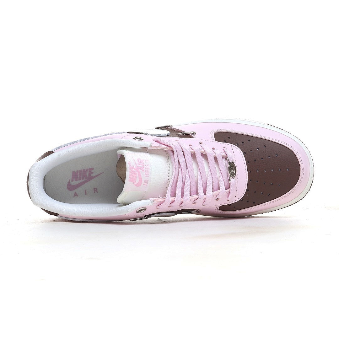 Nike Air Force 1 Low '07 "Pink Chocolate Mini Swoosh"