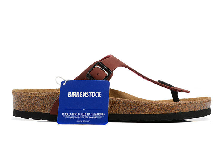 Birkenstock Gizeh  Sandals - Maroon