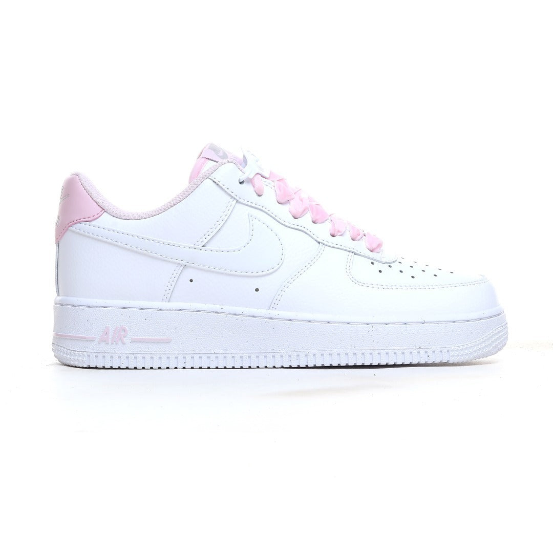 Nike Air Force 1 Low '07 "White/Pink Velvet Laces"