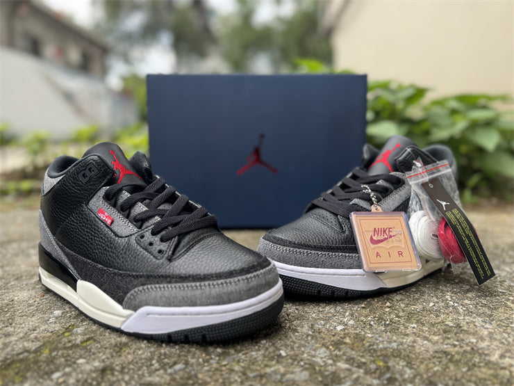 Levi's x Air Jordan 3 Retro SP "Black Denim