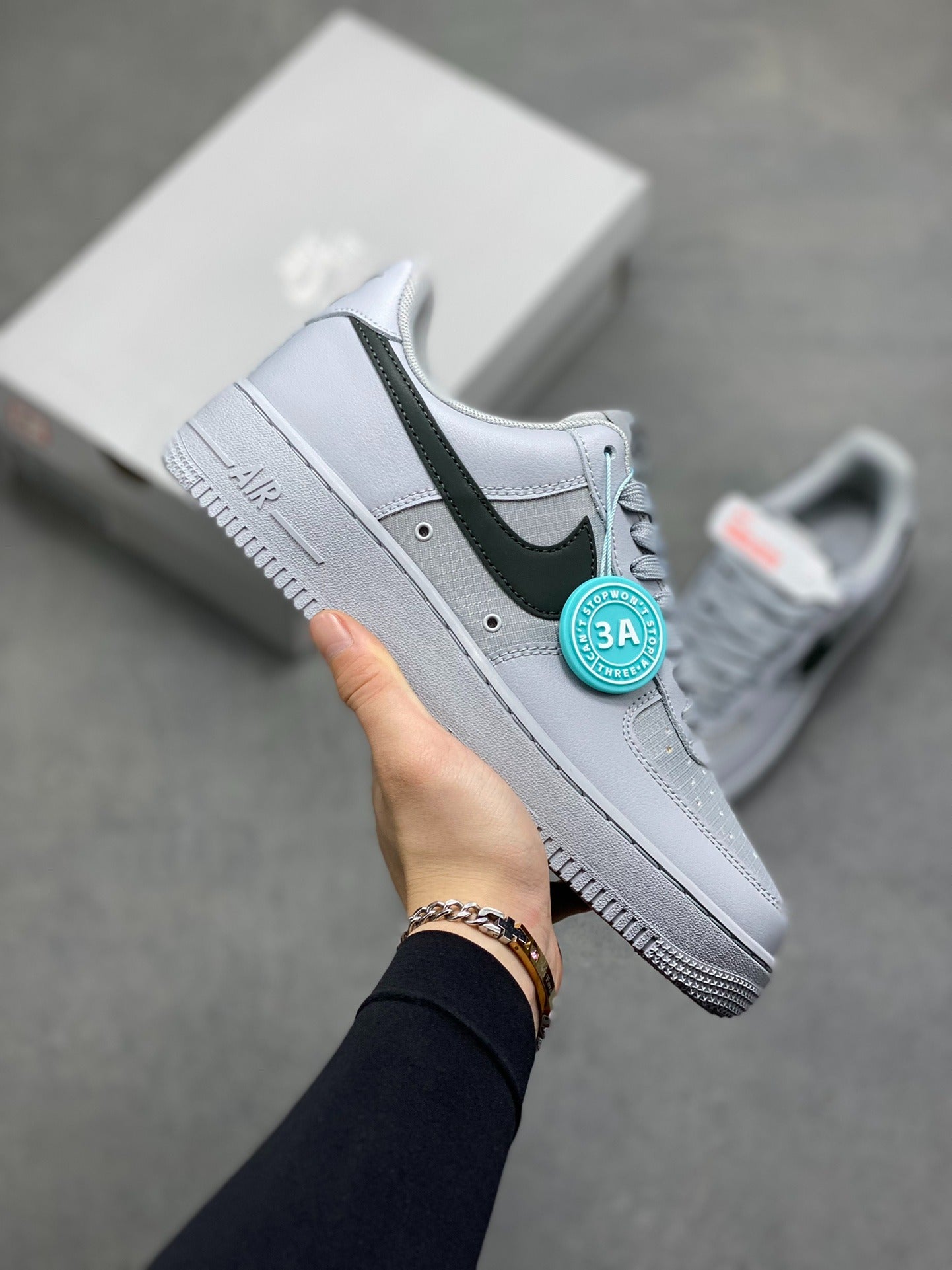 Nike Air Force 1 '07 Low "Grey Textured Panels"
